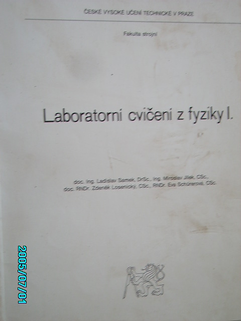 zobrazit detail knihy Samek: Laboratorn cvien z fyziky 1