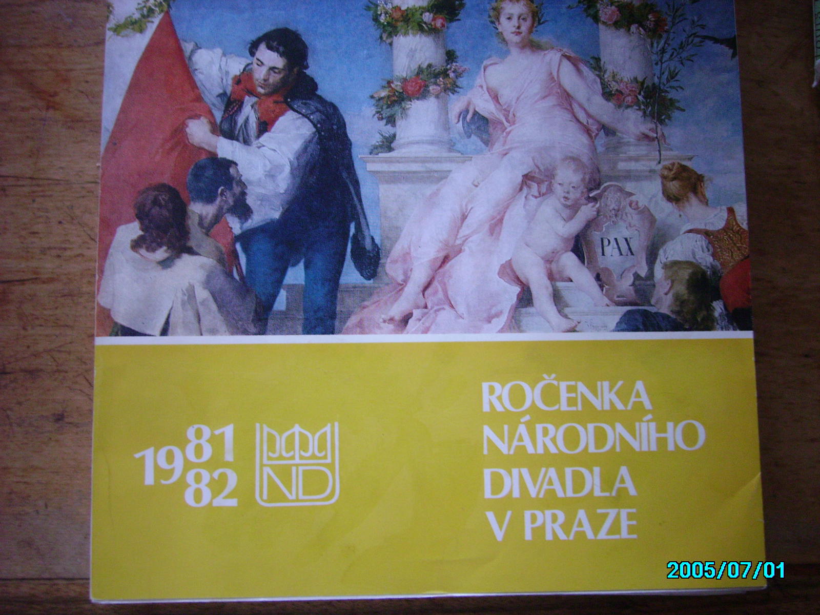 zobrazit detail knihy Roenka nrodnho divadla v Praze  1983-4, 1984-5,