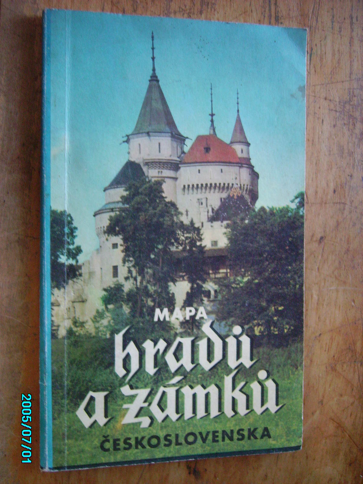 zobrazit detail knihy Mapa hradů a zámků Československa 1966 a 1958