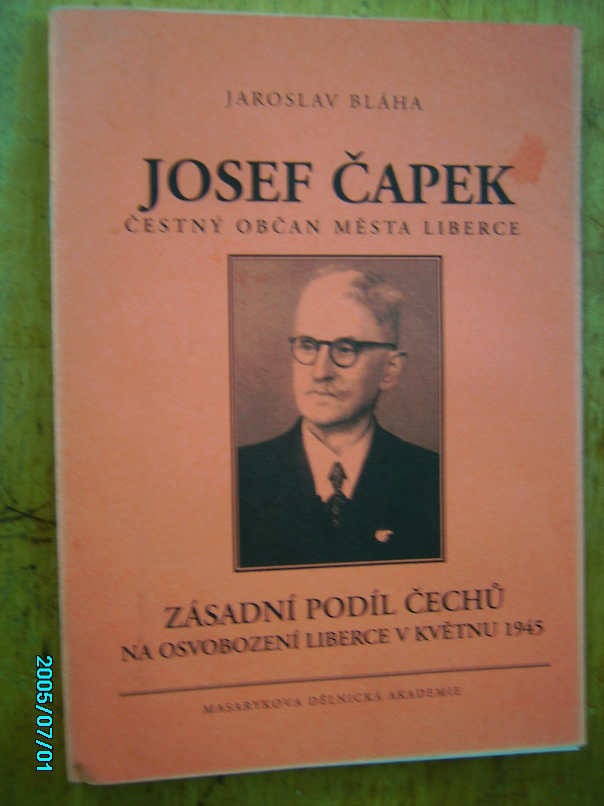 zobrazit detail knihy Blha, Jaroslav: Josef apek  estn oban msta L