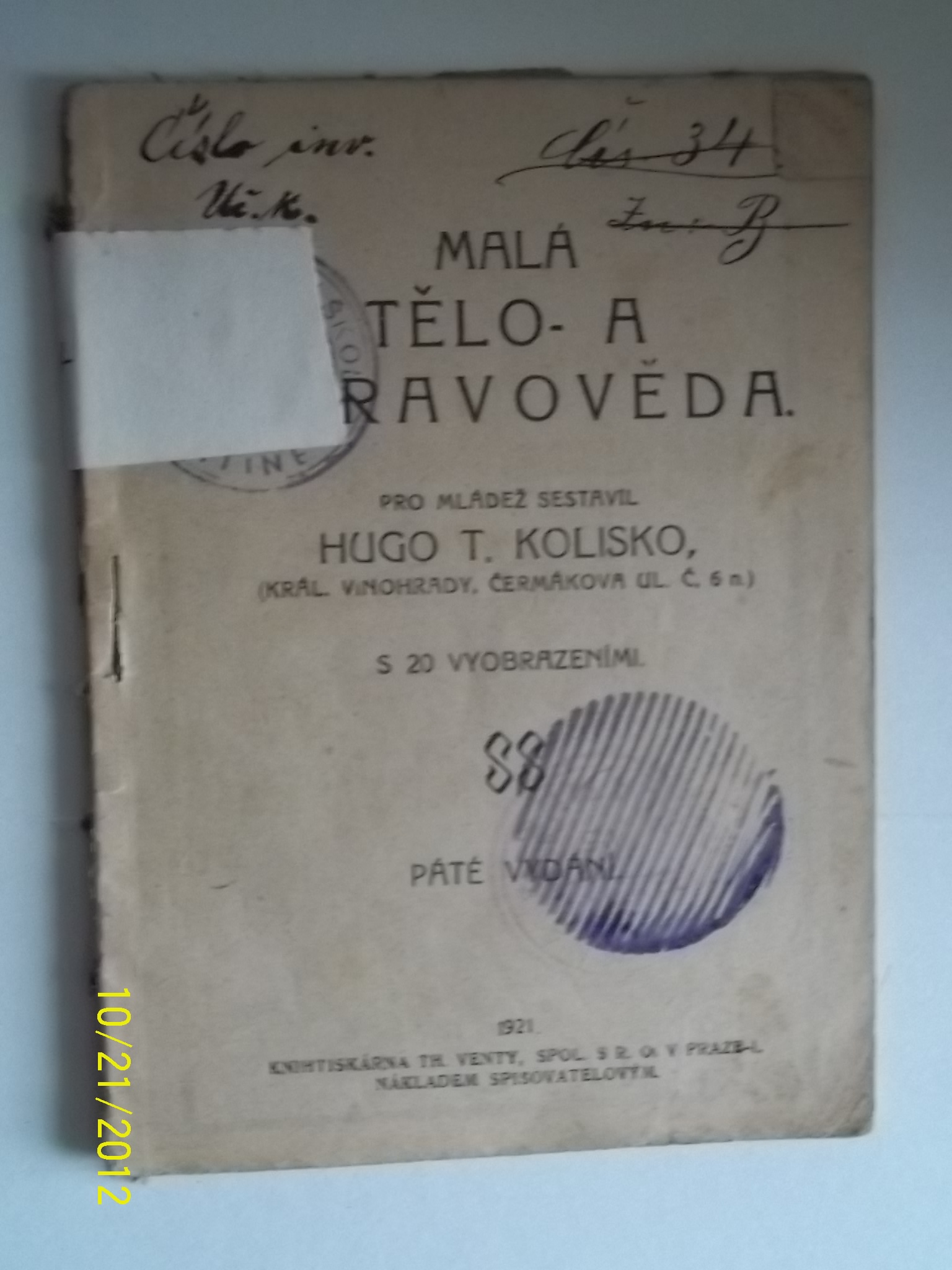 zobrazit detail knihy  Kolisko, Hugo Theodor: Mal tlo- a zdravovda