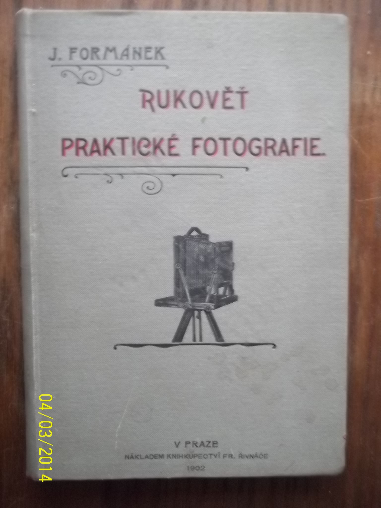 zobrazit detail knihy Formnek, Jaroslav: Rukov praktick fotografie 