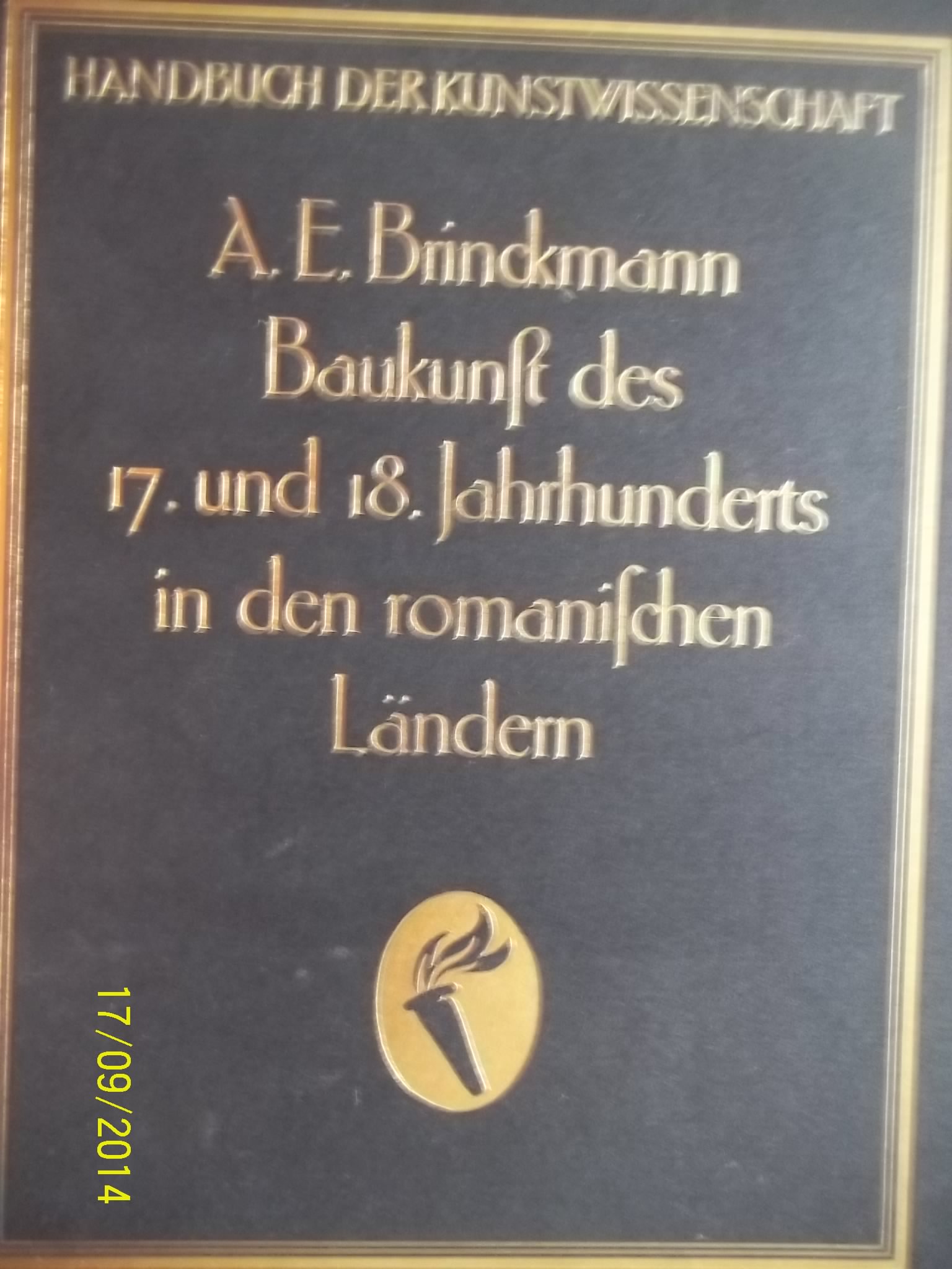 zobrazit detail knihy BRINCKMANN, A. E.: Baukunst des 17. und 18. Jahrhu