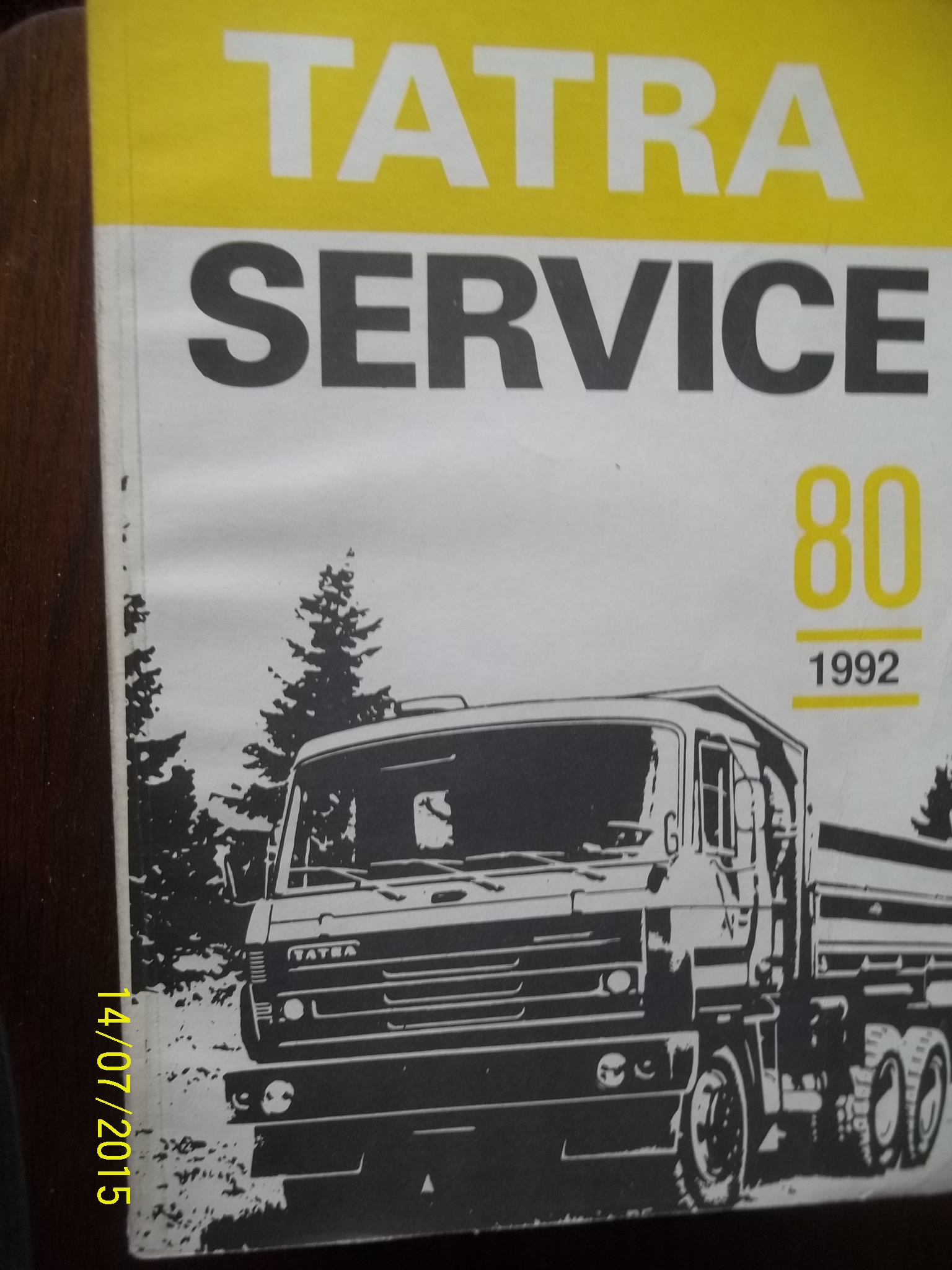 zobrazit detail knihy Tatra service 80 1992 