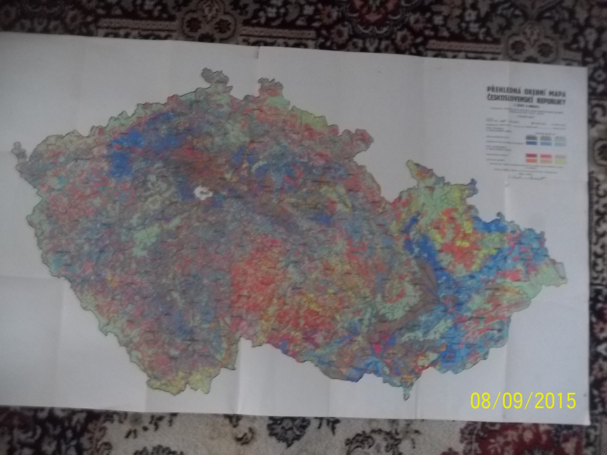 zobrazit detail knihy Přehledná orební mapa Československé republiky