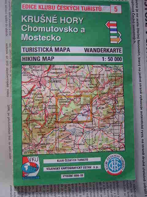 zobrazit detail knihy Turistick mapa Klub eskch turist 26, 36,40,48,