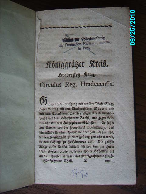 zobrazit detail knihy Schaller, Jaroslaus: Topographie des Konigreichs B